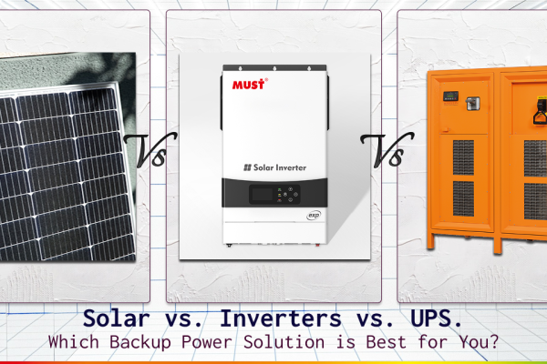 Solar vs. Inverters vs. UPS: Which Backup Power Solution is Best for You?