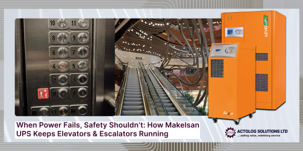 When Power Fails, Safety Shouldn’t: How Makelsan UPS Keeps Elevators & Escalators Running