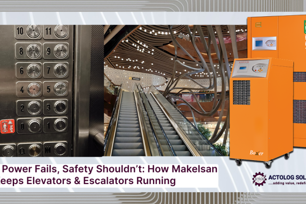 When Power Fails, Safety Shouldn’t: How Makelsan UPS Keeps Elevators & Escalators Running